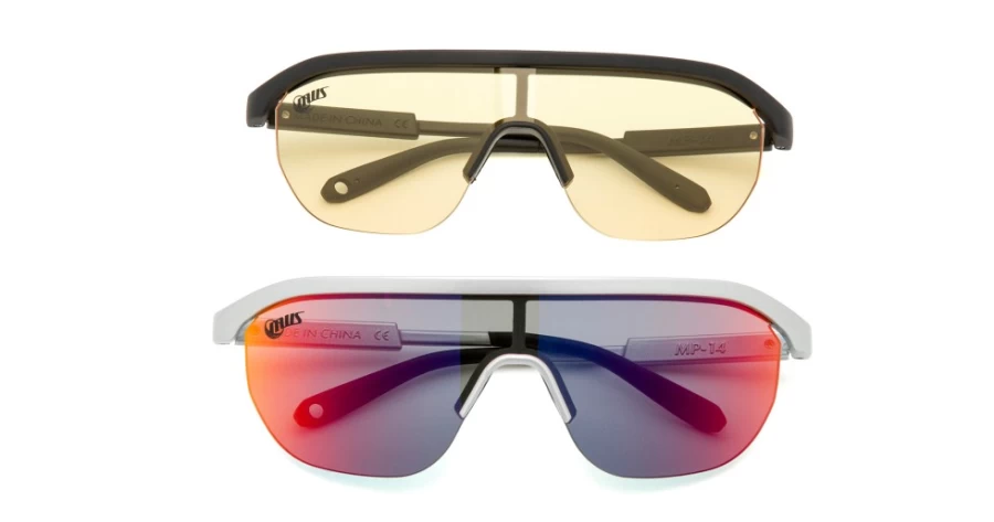Garrett Leight Chrome Glco X Metalwood MP-14 Sunglasses