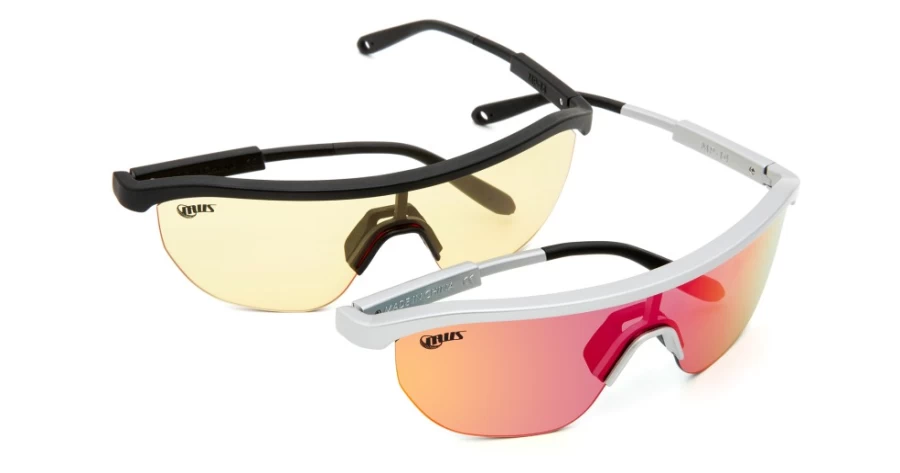 Garrett Leight Chrome Glco X Metalwood MP-14 Sunglasses